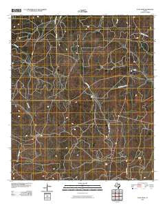 Julio Draw Texas Historical topographic map, 1:24000 scale, 7.5 X 7.5 Minute, Year 2010