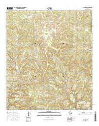 Julio Draw Texas Current topographic map, 1:24000 scale, 7.5 X 7.5 Minute, Year 2016