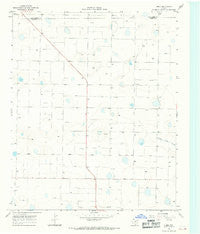 Jumbo Texas Historical topographic map, 1:24000 scale, 7.5 X 7.5 Minute, Year 1966