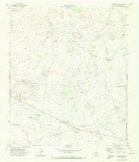 Jumbo Hill Texas Historical topographic map, 1:24000 scale, 7.5 X 7.5 Minute, Year 1971