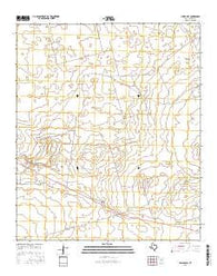 Jumbo Hill Texas Current topographic map, 1:24000 scale, 7.5 X 7.5 Minute, Year 2016