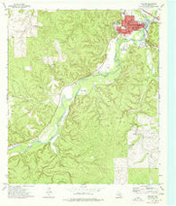Junction Texas Historical topographic map, 1:24000 scale, 7.5 X 7.5 Minute, Year 1974