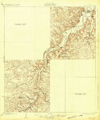 Junction Texas Historical topographic map, 1:62500 scale, 15 X 15 Minute, Year 1932