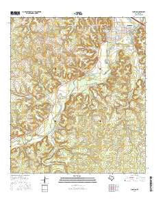 Junction Texas Current topographic map, 1:24000 scale, 7.5 X 7.5 Minute, Year 2016