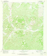 Juno Texas Historical topographic map, 1:24000 scale, 7.5 X 7.5 Minute, Year 1970
