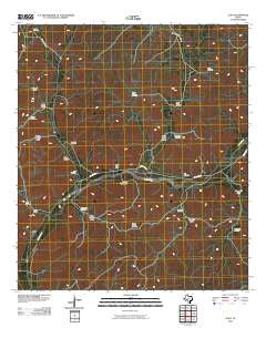 Juno Texas Historical topographic map, 1:24000 scale, 7.5 X 7.5 Minute, Year 2010