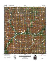 Juno Texas Historical topographic map, 1:24000 scale, 7.5 X 7.5 Minute, Year 2012