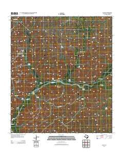 Juno Texas Historical topographic map, 1:24000 scale, 7.5 X 7.5 Minute, Year 2012