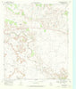 Justiceburg NW Texas Historical topographic map, 1:24000 scale, 7.5 X 7.5 Minute, Year 1969