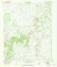 Justiceburg SE Texas Historical topographic map, 1:24000 scale, 7.5 X 7.5 Minute, Year 1969