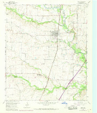 Justin Texas Historical topographic map, 1:24000 scale, 7.5 X 7.5 Minute, Year 1960