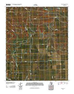 Kalgary Texas Historical topographic map, 1:24000 scale, 7.5 X 7.5 Minute, Year 2010