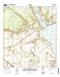 Kamey Texas Current topographic map, 1:24000 scale, 7.5 X 7.5 Minute, Year 2016
