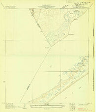 Karankawa Lake Texas Historical topographic map, 1:24000 scale, 7.5 X 7.5 Minute, Year 1929