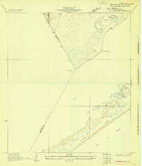 Karankawa Lake Texas Historical topographic map, 1:24000 scale, 7.5 X 7.5 Minute, Year 1929