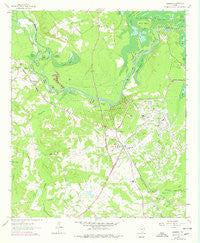 Karnack Texas Historical topographic map, 1:24000 scale, 7.5 X 7.5 Minute, Year 1962
