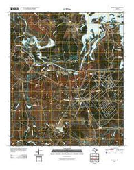 Karnack Texas Historical topographic map, 1:24000 scale, 7.5 X 7.5 Minute, Year 2010