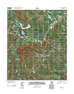 Karnack Texas Historical topographic map, 1:24000 scale, 7.5 X 7.5 Minute, Year 2013