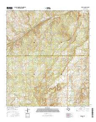 Katemcy Texas Current topographic map, 1:24000 scale, 7.5 X 7.5 Minute, Year 2016