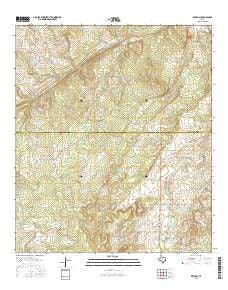 Katemcy Texas Current topographic map, 1:24000 scale, 7.5 X 7.5 Minute, Year 2016