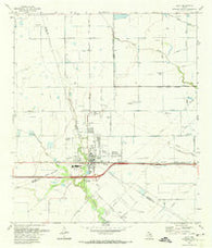 Katy Texas Historical topographic map, 1:24000 scale, 7.5 X 7.5 Minute, Year 1971