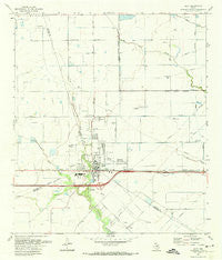 Katy Texas Historical topographic map, 1:24000 scale, 7.5 X 7.5 Minute, Year 1971