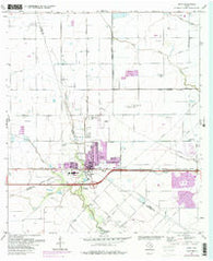 Katy Texas Historical topographic map, 1:24000 scale, 7.5 X 7.5 Minute, Year 1971