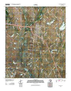 Kaufman Texas Historical topographic map, 1:24000 scale, 7.5 X 7.5 Minute, Year 2010