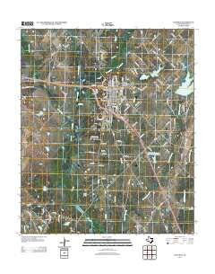Kaufman Texas Historical topographic map, 1:24000 scale, 7.5 X 7.5 Minute, Year 2012