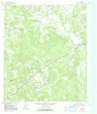 Keechi Texas Historical topographic map, 1:24000 scale, 7.5 X 7.5 Minute, Year 1964