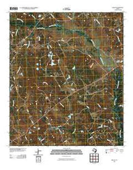 Keechi Texas Historical topographic map, 1:24000 scale, 7.5 X 7.5 Minute, Year 2010
