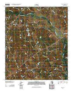 Keechi Texas Historical topographic map, 1:24000 scale, 7.5 X 7.5 Minute, Year 2010