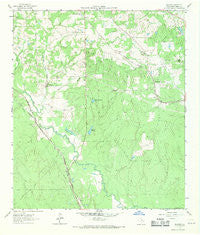 Keenan Texas Historical topographic map, 1:24000 scale, 7.5 X 7.5 Minute, Year 1962