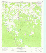 Keenan Texas Historical topographic map, 1:24000 scale, 7.5 X 7.5 Minute, Year 1962