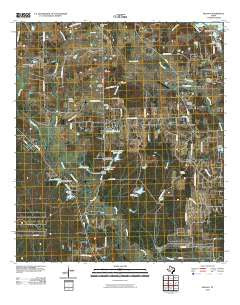 Keenan Texas Historical topographic map, 1:24000 scale, 7.5 X 7.5 Minute, Year 2010
