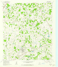 Keene Texas Historical topographic map, 1:24000 scale, 7.5 X 7.5 Minute, Year 1960