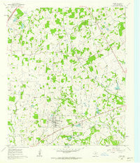 Keene Texas Historical topographic map, 1:24000 scale, 7.5 X 7.5 Minute, Year 1960