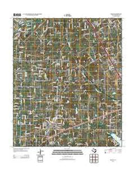 Keene Texas Historical topographic map, 1:24000 scale, 7.5 X 7.5 Minute, Year 2012
