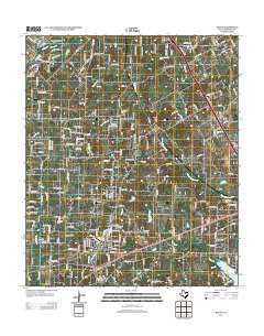 Keene Texas Historical topographic map, 1:24000 scale, 7.5 X 7.5 Minute, Year 2012