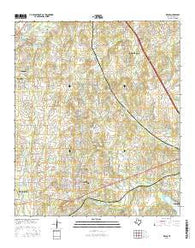 Keene Texas Current topographic map, 1:24000 scale, 7.5 X 7.5 Minute, Year 2016