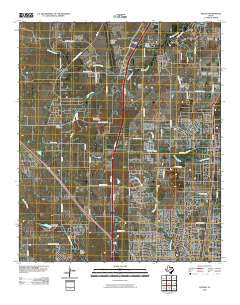 Keller Texas Historical topographic map, 1:24000 scale, 7.5 X 7.5 Minute, Year 2010