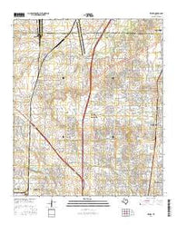 Keller Texas Current topographic map, 1:24000 scale, 7.5 X 7.5 Minute, Year 2016