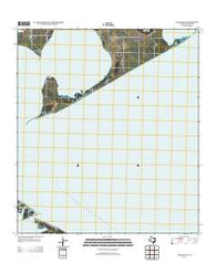 Keller Bay Texas Historical topographic map, 1:24000 scale, 7.5 X 7.5 Minute, Year 2013