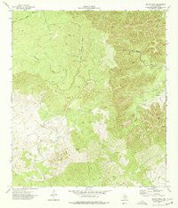 Kelley Peak Texas Historical topographic map, 1:24000 scale, 7.5 X 7.5 Minute, Year 1974