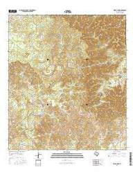 Kelley Peak Texas Current topographic map, 1:24000 scale, 7.5 X 7.5 Minute, Year 2016