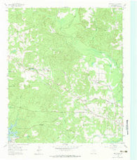 Kellyville Texas Historical topographic map, 1:24000 scale, 7.5 X 7.5 Minute, Year 1962