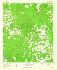 Kellyville Texas Historical topographic map, 1:24000 scale, 7.5 X 7.5 Minute, Year 1962