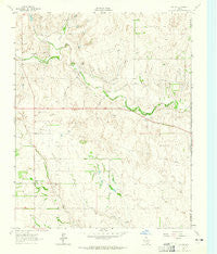 Kelton Texas Historical topographic map, 1:24000 scale, 7.5 X 7.5 Minute, Year 1963