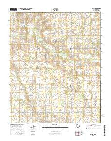 Kelton Texas Current topographic map, 1:24000 scale, 7.5 X 7.5 Minute, Year 2016