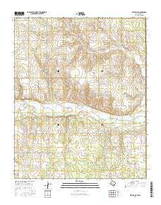 Kelton SE Texas Current topographic map, 1:24000 scale, 7.5 X 7.5 Minute, Year 2016